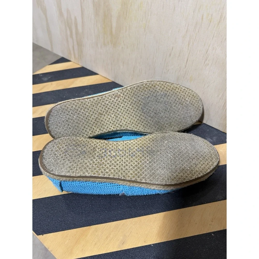 TOMS Blue‎ Slip On Sneakers Women’s US 7.5 Casual Canvas Comfort